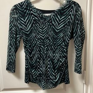 COPY - Mesh sleeved ladies INC blouse